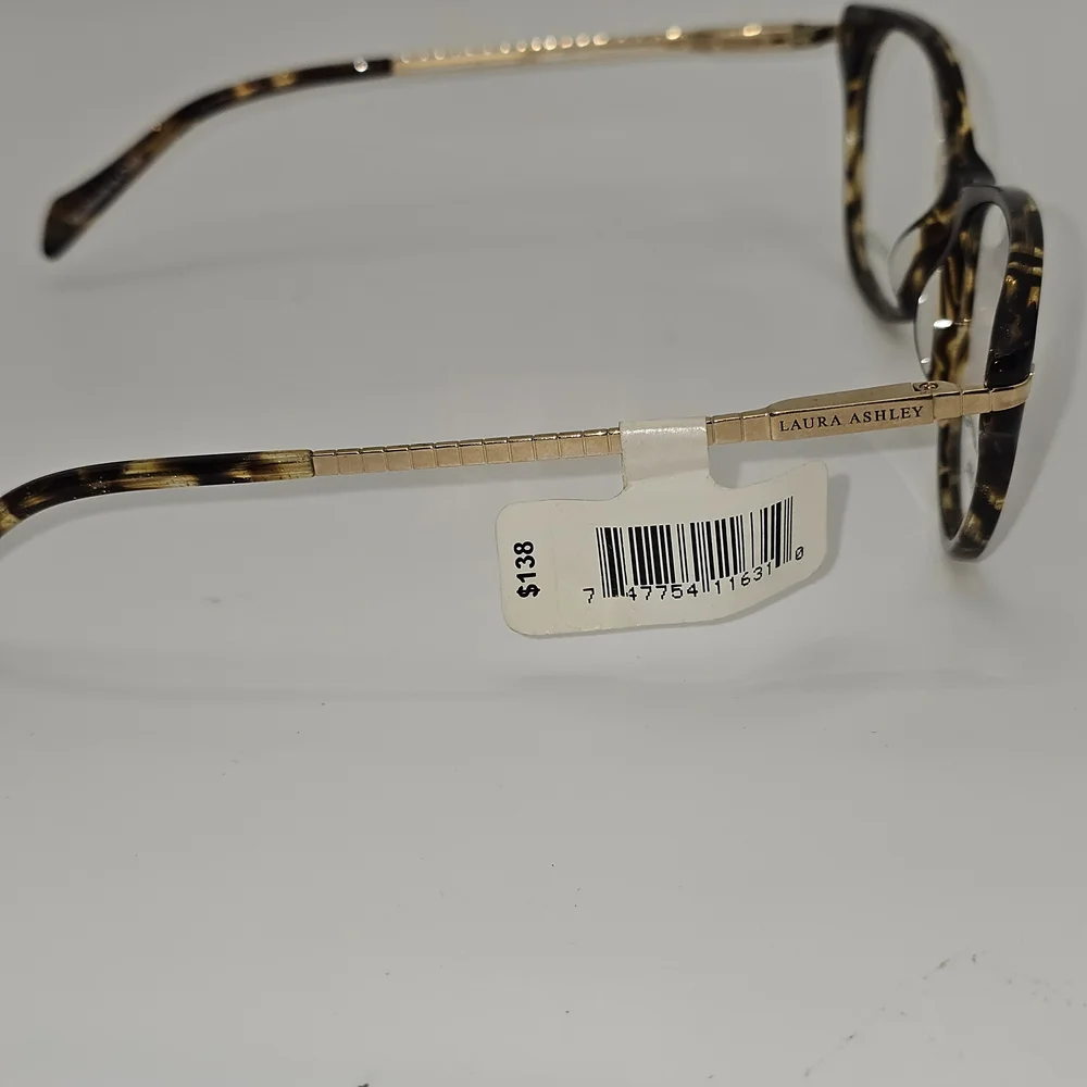 LAURA ASHLEY RX EYEWEAR FRAMES‎ TITANIUM BETHANY BROWN GOLD 54-16-140 FLEX HINGE